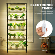 Βάση φυτών VEVOR με φώτα ανάπτυξης 6 επιπέδων 150W 70,9&quot; Ψηλό ράφι ανάπτυξης φυτών