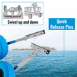 VEVOR Boat Transom Launching Wheel Dolly από ανοξείδωτο ατσάλι για φουσκωτό σκάφος