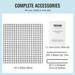 VEVOR 10 Pack Plant Protector from Animals 12&#039;&#039; x 12&#039;&#039; Plant Cage for Lagetables