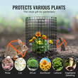 VEVOR 6 Pack Plant Protector from Animals 12,6&#039;&#039; Διάμετρος. x 14&#039;&#039; H Μεταλλικό Κλουβί φυτών