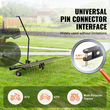 VEVOR Tow Behind Dethatcher 60&quot; Lan Dethatcher Rake για ATV ή Mower 24 Tines
