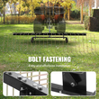VEVOR Tow Behind Dethatcher 60&quot; Lan Dethatcher Rake για ATV ή Mower 24 Tines