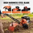 VEVOR Tiller Cultivator Gas Powered, 212CC 4-stroke Garden Cultivator, Tiller με 4 ρυθμιζόμενα πίσω δόντια από χάλυβα για καλλιέργεια χλοοτάπητα, κήπου και εδάφους