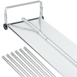 VEVOR Snow Roof Rake, 30ft Reach φτυάρι οροφής αλουμινίου με πανί ολίσθησης, Premium 19&quot; εργαλείο αφαίρεσης χιονιού λεπίδων, χρηματοκιβώτιο στην οροφή με τροχούς, αντιολισθητική λαβή, χρήση για στέγη σπιτιού, χιόνι αυτοκινήτου, βρεγμένα φύλλα