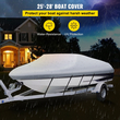 VEVOR 25-28FT Αδιάβροχο κάλυμμα ταχύπλοου σκάφους Heavy Duty Fish Ski V-Hull Marine
