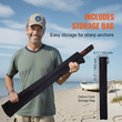 Στύλος άγκυρας βάρκας VEVOR Sand Spike, 36&quot; γαλβανισμένος ανθρακούχο χάλυβας άγκυρας αγκύρωσης ακτή, αυτοσφυρηλάτηση άγκυρα παραλίας για καγιάκ Jetski Pontoon Small Boat, με τσάντα αποθήκευσης Oxford και κορδόνι bungee