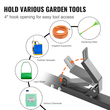 Βάση κοπής VEVOR, 3 Θέσεις Weeder Trimmer Rack, Locking Trim Holder Landscape Rack Carrier Mount on Open Pickup/Trailer Enclosed Trailers, Pair