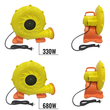 Φουσκωτή σκηνή VEVOR 19.7x9.8x8.2Ft Φουσκωτός θάλαμος ψεκασμού Προσαρμοσμένη σκηνή Φουσκωτός θάλαμος βαφής Σκηνή Θάλαμος βαφής αυτοκινήτου Giant Workstation 210D Oxford Fabric with 2 Blowers