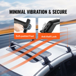 VEVOR Universal Roof Rack Cross Bars, Aluminium Roof Rack Crossbars, Fit Roof without Side Rail, 155 lbs, Load Capacity, Ρυθμιζόμενες ράβδους γυμνής οροφής με κλειδαριές, για SUV, Sedan και Van