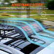 Καλάθι φορτίου VEVOR Roof Rack, 117,5 x 91,5 x 11,4 cm Μεταφορέας φορτίου στον τελευταίο όροφο, βαρέως τύπου 90,7 kg Χωρητικότητα Universal Roof Rack Basket, Βάση αποσκευών για SUV, Truck, Vehicle