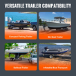 VEVOR Boat Trailer Guide, 0,7M Adjustable Design Short Bunk Guide-Ons, 2PCS Rustproof Galvanized Steel Pole Guide trailer, Heavy Duty Roller Guide, for Ski Boat, Fishing Boat or Sailboat Trail