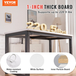 Επιτραπέζιο επιτραπέζιο VEVOR, 55&quot; x 28&quot; x 1&quot;, χωρητικότητα φόρτωσης 220,5 lbs, Universal One Piece Particle Board Desktop για ρυθμιζόμενο ύψος ηλεκτρικό πλαίσιο γραφείου, ορθογώνιος πάγκος για γραφείο σπιτιού και γραφείου