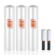 VEVOR Stretch Film, 15 ίντσες x 1000 πόδια, 3 Pack, 60 Gauge Industrial Strength Clear ανθεκτικό ρολό τεντώματος, βαρέως τύπου Shrink Film Stretch Wrap με λαβές για τύλιγμα παλέτας Αποστολή μετακίνηση