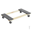 VEVOR Furniture Dolly, χωρητικότητα φόρτωσης 1000 lbs, 18&quot; x 30&quot;, 4 x 3&quot; PP περιστρεφόμενοι τροχοί, βαρέως τύπου έπιπλα σκληρού ξύλου Moving Dolly, Mover&#039;s Dolly, Κινητό καρότσι με ρόδες για βαρύ καθαρισμό οικιακών επίπλων