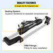 VEVOR Hydraulic Steering Cylinder 300HP, Hydraulic Steering Mount Hydraulic Outboard Marine Steering Kit Χωρίς υδραυλικό σωλήνα και τιμόνι για εξωλέμβια Σύστημα διεύθυνσης σκάφους