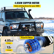 VEVOR Ηλεκτρικό βαρούλκο 13500lb/6123kg, Βαρούλκο ανάκτησης καλωδίων από χάλυβα 12V, βαρούλκο με ασύρματο τηλεχειριστήριο, ρολό με τιμόνι και ισχυρό μοτέρ για σκάφη, UTV, αξεσουάρ ATV Wrangler