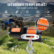 VEVOR Ηλεκτρικό βαρούλκο ATV UTV 3500 lb συνθετικό σχοινί αδιάβροχο ενσύρματο χειριστήριο