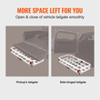 VEVOR 49.4 x 22.4 x 7.1 in Hitch Carrier, 500lbs Loading Capacity Trailer Hitch Mounted Cargo, Αντισκωριακή σχάρα μεταφοράς αποσκευών από αλουμίνιο Ταιριάζει σε δέκτη κοτσαδόρου 2&quot; για SUV Truck Pickup Camping