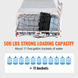 VEVOR 50 x 29,5 x 8,7 ιντσών Hitch Cargo Carrier, 500lbs Capacity Trailer Hitch Mounted Cargo Basket, Αλουμινένιο ράφι μεταφοράς αποσκευών με πτυσσόμενη ράμπα, χωράει 2&quot; Δέκτης κοτσαδόρου για SUV Truck Pickup Camping