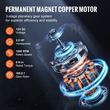 VEVOR Electric Winch for Truck 6000 lb Synthetic Rope αδιάβροχο τηλεχειριστήριο