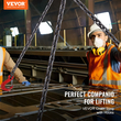 VEVOR 3/8&quot; x 10&#039; Chain Sling 4 Legs G80 Lifting Chain with Grab Hooks 18400 lbs