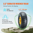 Ελαστικό VEVOR Solid PU Run-Flat Ελαστικό Τροχός Flat Free Tubeless 10&quot; 2-pack 400 lbs