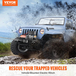 VEVOR Electric Winch, 12V 3000 lb Load Capacity Steel Rope Winch, IP55 3/16” x 39ft ATV UTV Winch with Wireless Handheld Remote &amp; 4-Way Fairlead for Towing Jeep Off-Road Truck Car Trailer Boat