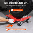VEVOR Wheel Dolly Heavy-Duty ελαστικό αυτοκινήτου Stake Vehicle Moving Dolly 8000 lbs 4 Pack