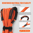 VEVOR 1&quot; x 20&#039; Kinetic Recovery Row Row 38.000 lbs, Heavy-Duty Off Road Snatch Strap, Extreme Duty 30% Elasticity Energy Snatch Strap for Jeep Car Truck ATV UTV SUV Tractor