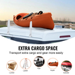 VEVOR Van Roof Ladder Rack, 2 Bar Alloy Steel Ladder Racks, Ρυθμιζόμενο από 1200-2000 mm, Χωρητικότητα 227 kg, Σχάρα οροφής Συμβατό με φορτηγά πλήρους μεγέθους με υδρορροή βροχής, Chevrolet Express, GMC Savana