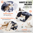 VEVOR Cat Tree 68,5&quot; Cat Tower for Indoor Cats with Cat Condos Scratching Post