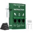 VEVOR Dog Waste Station Bag Dispenser with 600 Bags Lockable Dog Poop Poop Tres