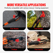 VEVOR Soft Shackle Synthetic Recovery Rope 2PCS 1/2&quot;x22&quot; 44092lbs Strength Break