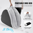 VEVOR Human Dog Bed 72x48x10 in Large Human Size Skill Beuable Faux Rabbit Fur