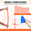 VEVOR Dog Agility Hurdle Cone Set 6 PCS Kit-12 xCones 6 xAgility Rods with Bag