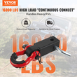 VEVOR 2&quot; Trailer Shackle Hitch Receiver D-Ring Recovery for Truck Jeep 52900 lbs