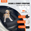 Κάθισμα αυτοκινήτου VEVOR Dog Booster Κάθισμα αυτοκινήτου Κάθισμα κατοικίδιων ζώων για μεσαίου μεγέθους σκύλους έως 100 λίβρες Μαύρο