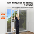 VEVOR Dog Door for Sliding Glass Door 75 7/8&quot;-80 11/16&quot; Ρυθμιζόμενο ύψος L