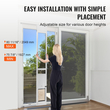 VEVOR Dog Door for Sliding Glass Door 75 7/8&quot;-80 11/16&quot; Ρυθμιζόμενο ύψος M