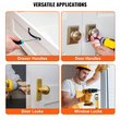 Κουζίνα ντουλαπιού VEVOR Hardware, κράμα αλουμινίου και χειρολαβή ντουλαπιού από ανοξείδωτο χάλυβα με κεντρική διάτρηση, ρυθμιζόμενο πρότυπο υλικού ντουλαπιού για εγκατάσταση μπροστινών πόμολα συρταριών πόρτας Χερούλια και έλξεις