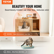 Έπιπλα VEVOR Litter Litter Box Κρυφό Κουτί απορριμάτων Έπιπλα 31,5&quot; L x 20&quot; Π x 22&quot; Υ