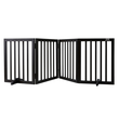 VEVOR Free Standing Dog Gate 24x80,3 ιντσών Ανεξάρτητη πύλη για κατοικίδια πτυσσόμενη καφέ