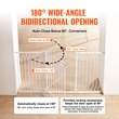 VEVOR Baby Gate, 29,5&quot;-57,8&quot; Extra Wide, 30&quot; High, Dog Gate για τις πόρτες και το σπίτι σκάλες, Easy Step Walk Thru Auto Close Child Gate Πόρτα ασφαλείας κατοικίδιων ζώων με κιτ τοποθέτησης πίεσης και κιτ τοποθέτησης στον τοίχο, λευκό