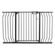 VEVOR Baby Gate, 29,5&quot;-53&quot; Extra Wide, 30&quot; High, Dog Gate για σκάλες Πόρτες και σπίτι, Easy Step Walk Thru Auto Close Child Gate Πύλη ασφαλείας κατοικίδιων ζώων με κιτ τοποθέτησης πίεσης και κιτ τοποθέτησης στον τοίχο, μαύρο