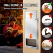 VEVOR Pet Door for Door with Lock and Magnetic Flap System Πλαίσιο αλουμινίου M