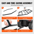 VEVOR Driveway Drag, 84&quot; Width Tow Behind Drag Harrow, Q235 Steel Driveway Grader με ρυθμιζόμενες ράβδους, υποστήριξη έως 50 lbs, Driveway Tractor Harrow για ATV, UTV, Τρακτέρ Garden Lawn