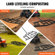VEVOR Driveway Drag, 84&quot; Width Tow Behind Drag Harrow, Q235 Steel Driveway Grader με ρυθμιζόμενες ράβδους, υποστήριξη έως 50 lbs, Driveway Tractor Harrow για ATV, UTV, Τρακτέρ Garden Lawn