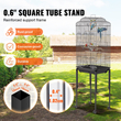 VEVOR 60 ιντσών Flight Bird Cage, Metal Large Parakeet Cages for Cockatiel Parrot Budgies Lovebirds Canaries, Pet Big Bird Cage με κυλιόμενη βάση και κρεμαστά παιχνίδια