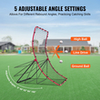 VEVOR δίχτυ μπέιζμπολ και σόφτμπολ Rebounder 4x5,5 ft PitchBack All Angle Fielding