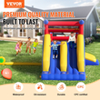 Φουσκωτό σπίτι αναπήδησης VEVOR, Τραμπολίνο Playhouse Υπαίθριου Υψηλής Ποιότητας, Jumping Bouncer με Blower, Slide και Storage Bag, Family Backyard Bouncy Castle, για παιδιά ηλικίας 3–8 ετών, 183x102x92 ίντσες